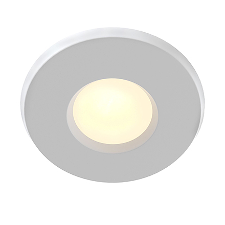 Встраиваемый влагозащищенный светильник (белый)
