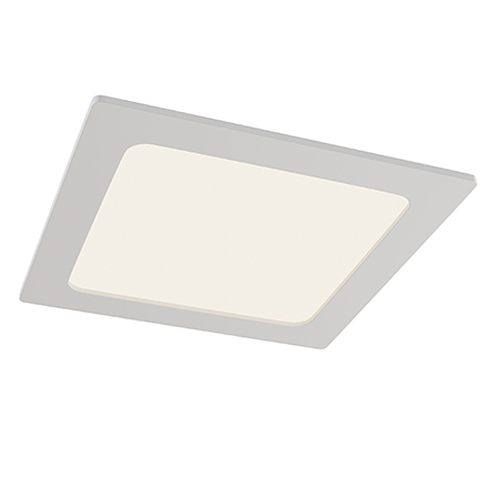 Встраиваемый квадратный влагозащищенный светодиодный светильник (белый)