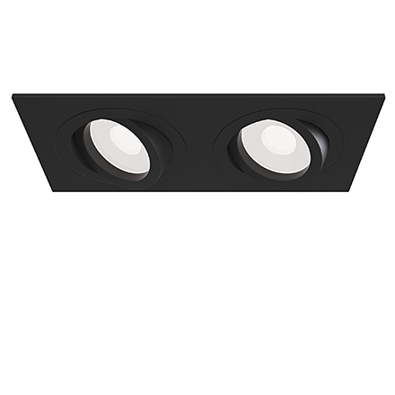 Встраиваемый светильник цвет черный / DL024-2-02B