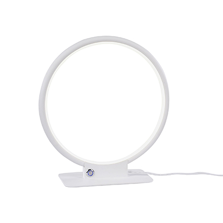 Прикроватная лампа обруч с сенсорным включением (белый)