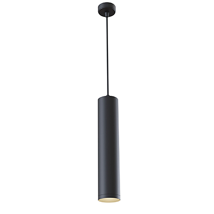 Подвесной светильник цилиндр (черный)