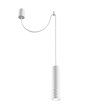 Kinzo 1: Подвесной светильник цилиндр (белый)