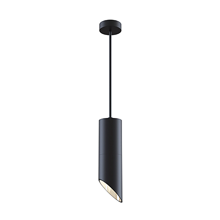 Vela 1: Подвесной светильник косой срез (черный)