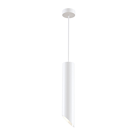Vela 1: Подвесной светильник косой срез (белый)
