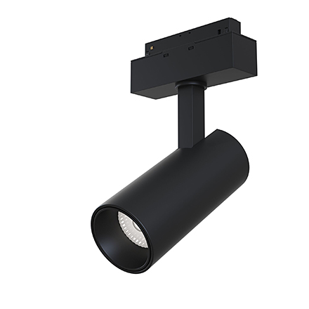 Поворотный светодиодный светильник для магнитного шинопровода (черный)
