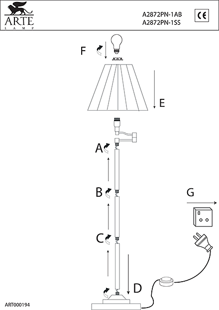 Инструкция / Схема для A2872PN-1AB