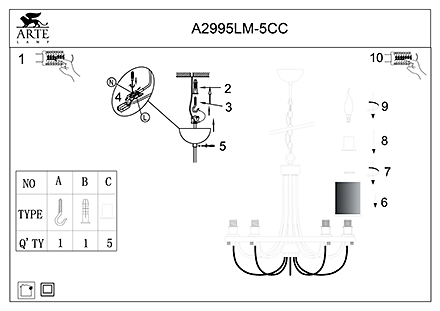 Инструкция / Схема для A2995LM-5CC