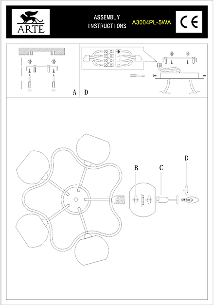 Инструкция / Схема для A3004PL-5WA