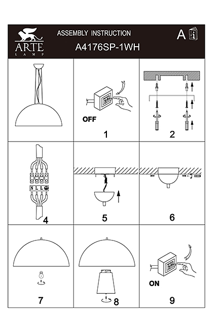 Инструкция / Схема для A4176SP-1WH