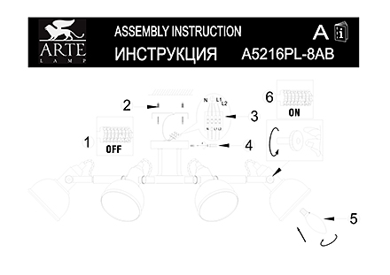 Инструкция / Схема для A5216PL-8AB