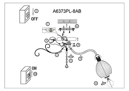 Инструкция / Схема для A6373PL-8AB