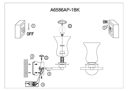 Инструкция / Схема для A6586AP-1BK
