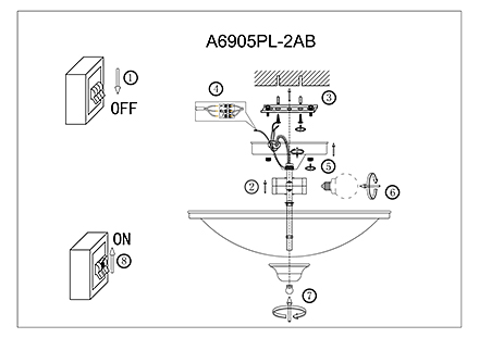 Инструкция / Схема для A6905PL-2AB