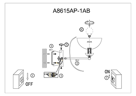 Инструкция / Схема для A8615AP-1AB