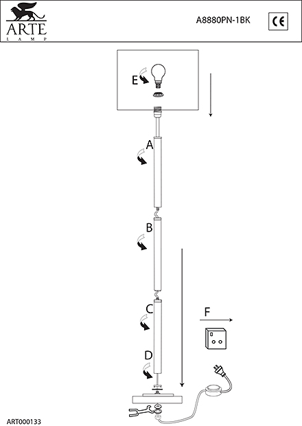 Инструкция / Схема для A8880PN-1BK