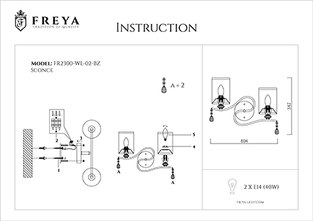 Инструкция / Схема для FR2300-WL-02-BZ