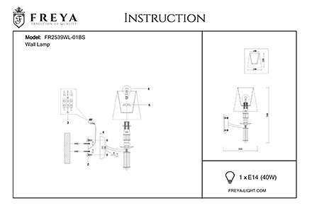 Инструкция / Схема для FR2539WL-01BS