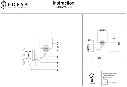 Инструкция / Схема для FR5003WL-01B