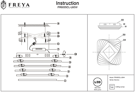 Инструкция / Схема для FR6005CL-L60W