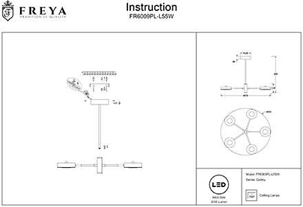 Инструкция / Схема для FR6009PL-L55W