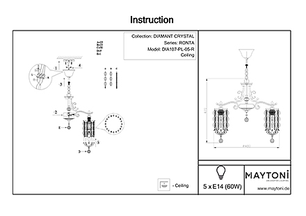 Инструкция / Схема для DIA107-PL-05-R
