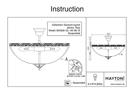 Инструкция / Схема для DIA500-CL-40-06-G