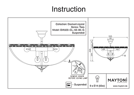 Инструкция / Схема для DIA500-CL-50-06-G