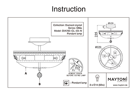 Инструкция / Схема для DIA700-CL-03-N