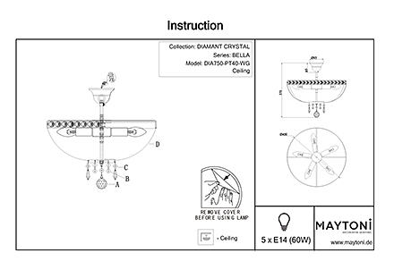 Инструкция / Схема для DIA750-PT40-WG