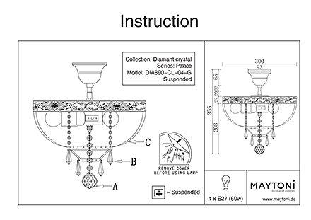 Инструкция / Схема для DIA890-CL-04-G