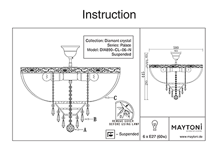 Инструкция / Схема для DIA890-CL-06-N