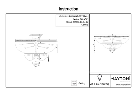 Инструкция / Схема для DIA890-CL-34-G