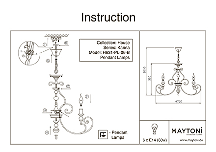 Инструкция / Схема для H631-PL-06-B