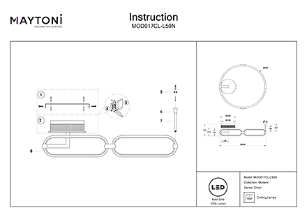 Инструкция / Схема для MOD017CL-L50N