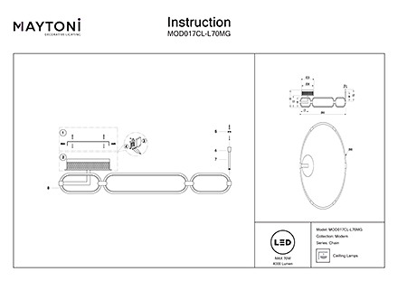 Инструкция / Схема для MOD017CL-L70MG