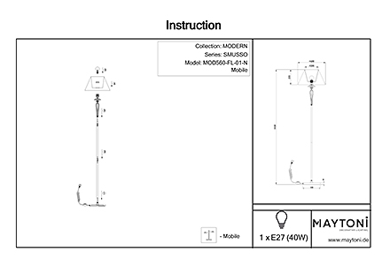 Инструкция / Схема для MOD560-FL-01-N