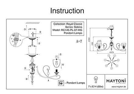 Инструкция / Схема для RC145-PL-07-MG