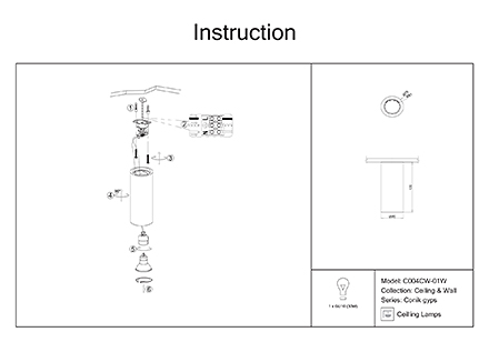 Инструкция / Схема для C004CW-01W