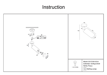 Инструкция / Схема для C017CW-01CH