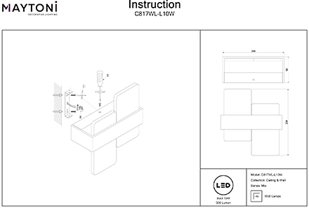 Инструкция / Схема для C817WL-L10W