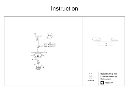 Инструкция / Схема для DL024-2-01S