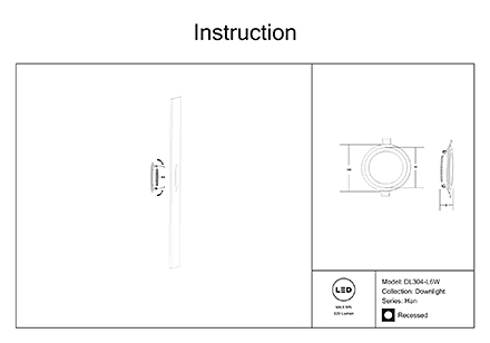 Инструкция / Схема для DL304-L6W