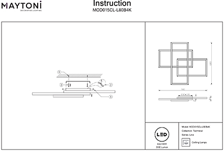 Инструкция / Схема для MOD015CL-L80B4K