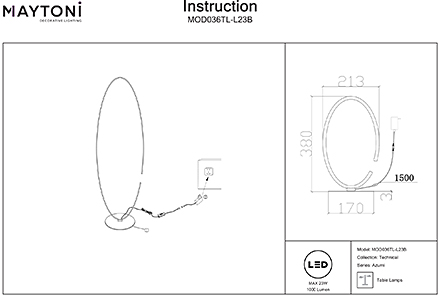 Инструкция / Схема для MOD036TL-L23B