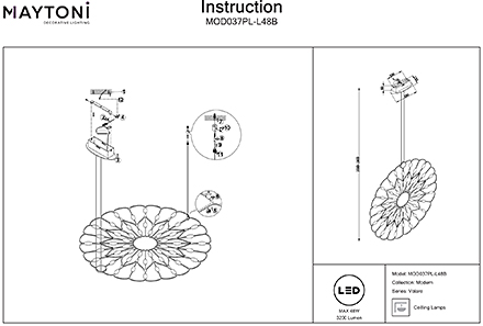 Инструкция / Схема для MOD037PL-L48B