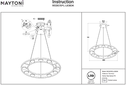 Инструкция / Схема для MOD070PL-L63B3K