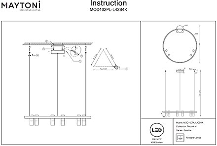 Инструкция / Схема для MOD102PL-L42B