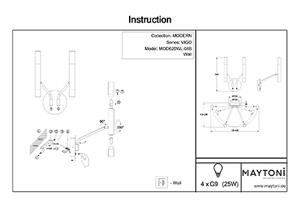 Инструкция / Схема для MOD620WL-04B