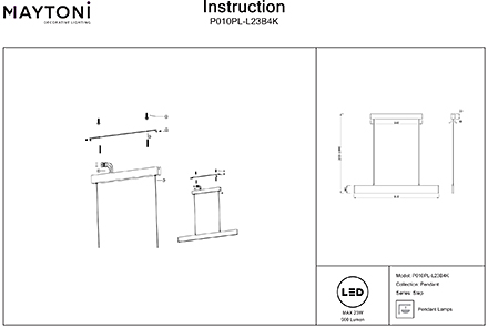 Инструкция / Схема для P010PL-L23B