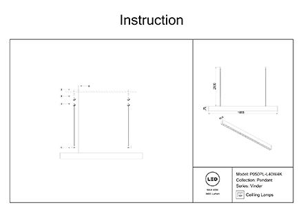 Инструкция / Схема для P050PL-L40W4K